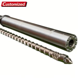 China Customized high Quality Single Screw and Barrel /injection Barrel Screw for Injection Molding Machine Machinery Parts From China factory