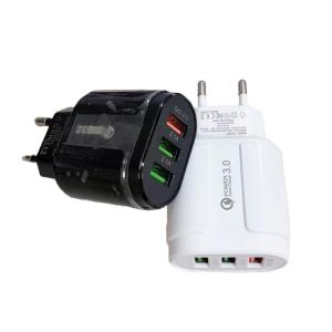 China 3 Port USB Qualcomm 3.0 Fast Charger 20W 50HZ For Mobile Phone factory
