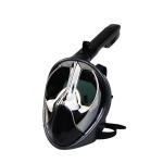 Silicone 180 Degree Full Face Goggles With Snorkel Diving Using