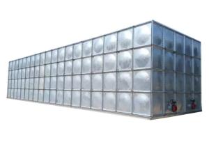 China Galvanized Steel Water Storage Tanks , Rust Proof Screw Mounting Fire Water Tank factory