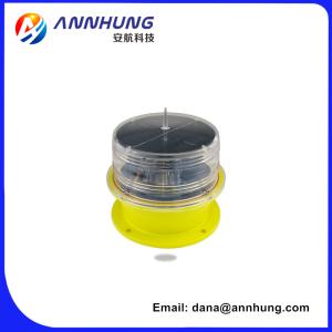 China PC Shockproof IALA Solar Marine Lanterns GPS Sync Solar Aviation Light factory