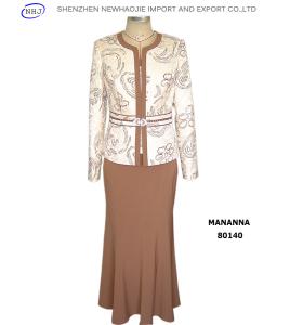 China designer 3 piece suit new arrival skirt suits factory