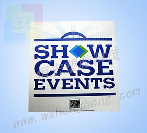 3.94mm Custom Size Corrugated Plastic Signs Multi Color