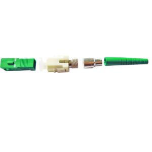 China SC APC Single Mode Fiber Connector 3.0mm CE RoHS FCC Certification factory