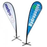 Dye Sublimation Printing Teardrop Flag Banner
