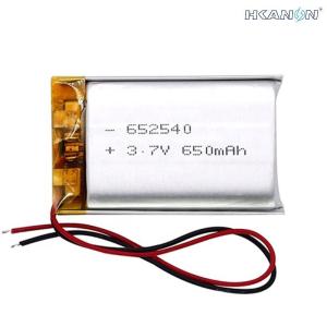 China Digital Products Lithium Phosphate Rechargeable Battery 603040 701944 652540 3.7V 630mAh 650mAh factory