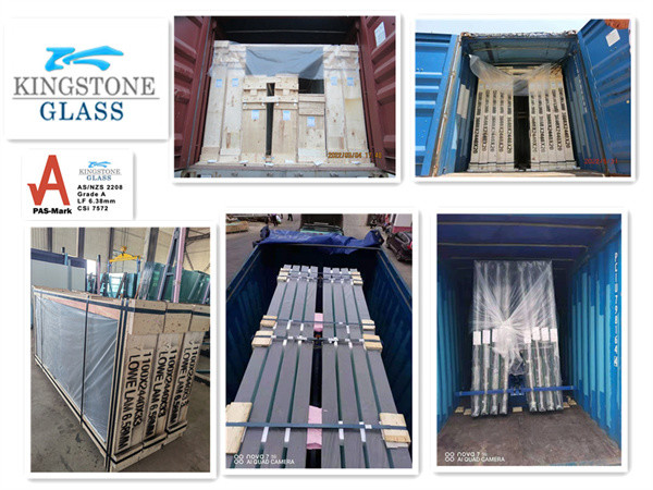 6.76mm - 25.52mm Laminated Sound Control Glass Sound Insulation High Strength