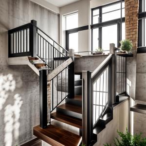 China Commercial Interior Aluminum Stair Railing Fencing Rust Resistance factory