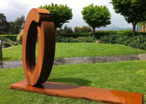 China Commercial Outdoor Metal Art Sculpture Luxury Stainless Steel For Decoration factory