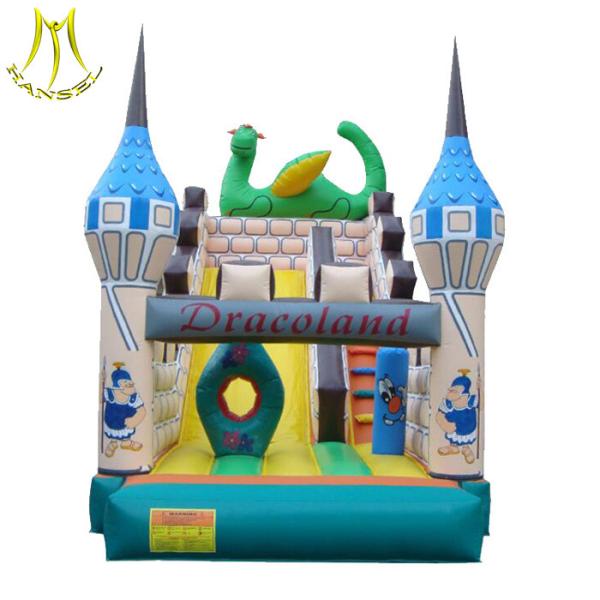 Hansel stock amusement park equipment kids soft play area inflatable bouncer