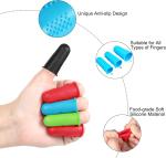 Rubber Fingers Covers, Silicone Finger Protector Sleeve Tips Guard Fingertip