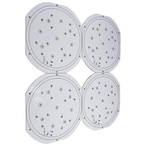 China CustomThick 1.0mm 1.6mm LED MCPCB LED Light Aluminum Circuit Board factory