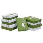 Gray Cardboard Art Paper Cardboard Tea Packaging Fancy With Lid And Tray