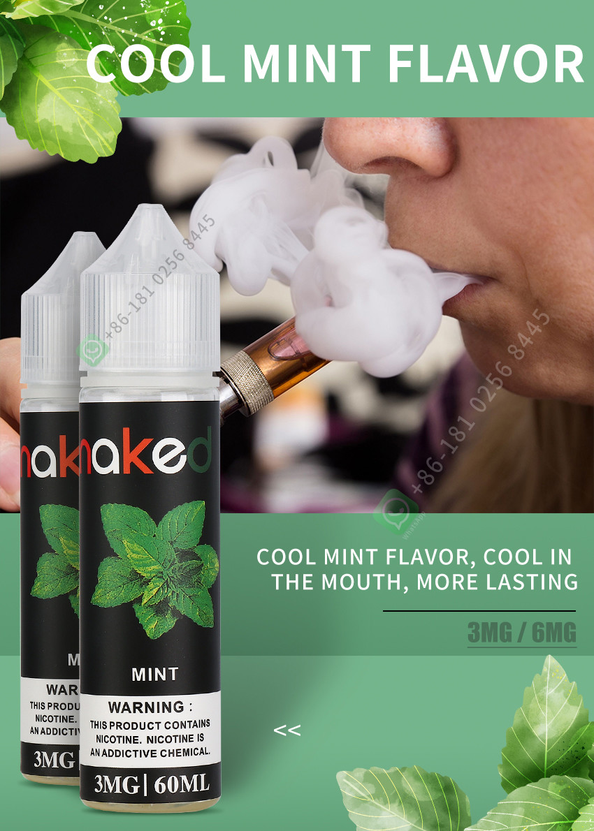 Mint Taste E Vaping Liquid For Electronic Cigarette Smoking Device Mod 2.02oz