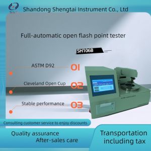 China Automatic open cup flash point tester  Cleveland open cup method and ASTM D 92 Standard Turbine oil test instrument on sale