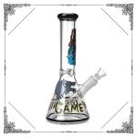 New Glass Art Bong Beaker Bottom Colorful Glass Smokig Pipe With 14mm Bowl