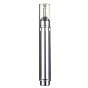 China Customized Printing 15ml Syringe Bottle Airless Empty Cosmetic Container PETG Material factory