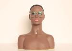 Db-7645a African American Face Mannequin Head With Shoulders Full Bust With