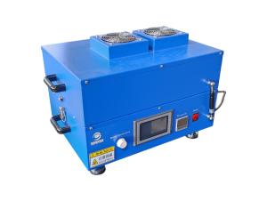 China Vaccum Electrode Lithium Battery Coating Machine With Doctor Blade factory
