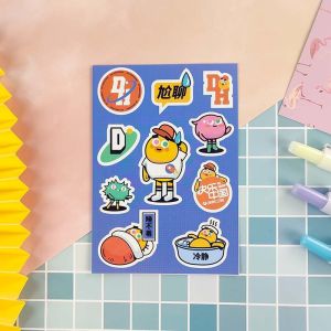 China Embossed Paper DIY Cute Stickers Aroma Custom Die Cut Stickers on sale