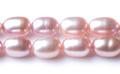 Lilac Rice Pearls String Loose Fresh Water Pearl Beads