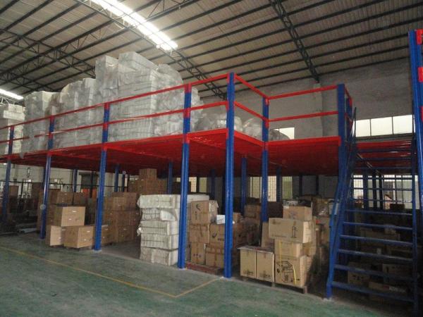 Heavy Duty Industrial Mezzanine Floors Customized With Handrail / Stairs /