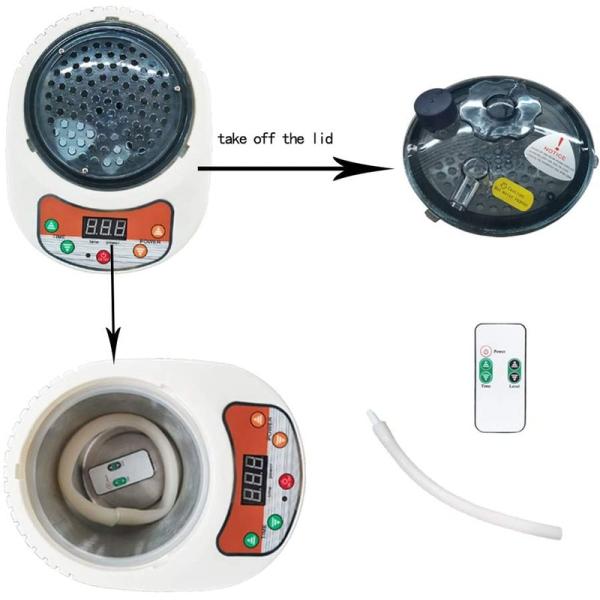 2 Liter Modern Portable Sauna Steam Pot Generator For Home Steam Saunas Spa Machine For Body Detox Weight Loss US EU Plug