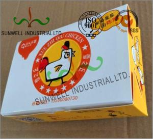 China Double Wall Cardboard Food Packaging Boxes , Disposable Cardboard Burger Boxes factory