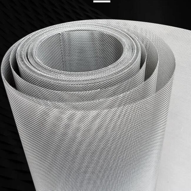 304 Stainless Steel 100 Micron Filter Screen Plain Dutch Weave Wire Mesh