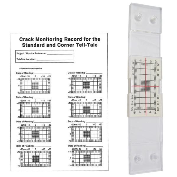 Crack Gauge Monitor Accurate Crack Monitoring Record Tool Crack Measuring
