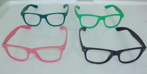 China Red and blue plastic frame 3d fireworks glasses to show sponsor giveaway factory