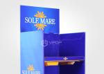 POP Advertising Paper Display Stand 4 Blocks Recyclable For Goods Showing