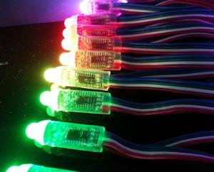 China 12mm DC5V RGB Full Color LED Pixel Light Outdoor with DMX512 Control factory