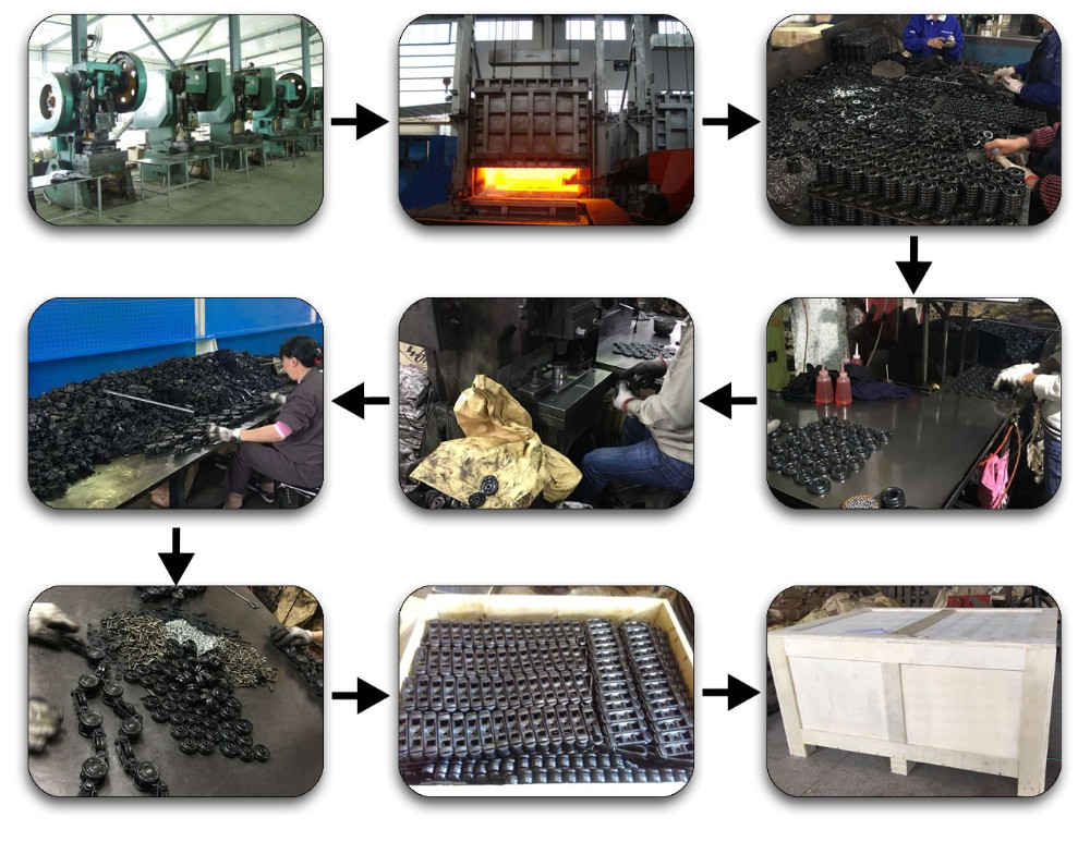 CS Roller Overhead Conveyor Chain Powder Coating Conveying Equipment X348