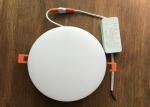 18W LED Slim Panel Light / Recessed Back Lighting Frameless Aluminum PC 105mm
