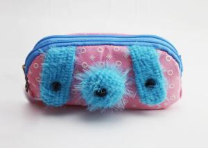 China Special Design Pencil Pouch Bag Cute Fabric Zipped Pencil Case For Girls factory