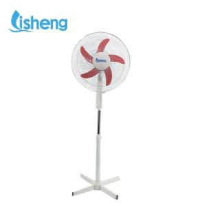 China Energy Saving 16 Inch Solar AC/DC Powered Floor Fans With Adapter factory