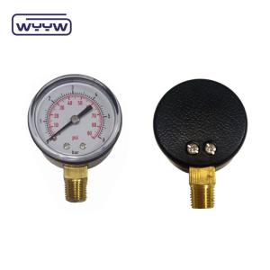 China price plastic 40mm 50mm cheap pressure gauge factory
