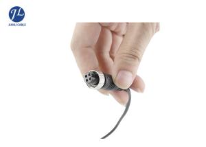 China Waterproof 10 Meters Aviation Cable 4 Pin Screw Connector For Spliter Monitoring Camera factory