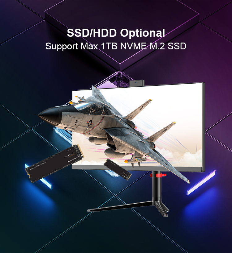 Widescreen 30inch AIO Gamer Laptops Desktops Curve Screen All In One PC Gaming Computer