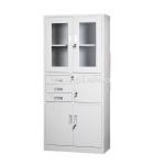 Office Iron Double Office Filing Cabinets With 2 Drawers In Middle