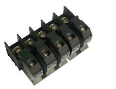 China Feed Through Electrical Terminal Block Connectors 85A Brass Perforation 15mm M5 factory