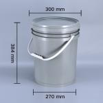 Round 5 Gallon BPA Free Gland Sealed Plastic Buckets Perfect for Various