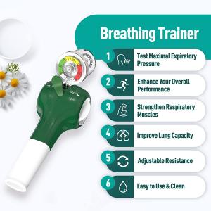 China Lung Fitness Breathing Muscle Trainer Expiratory Breathing Exercise Device Healthy Care factory