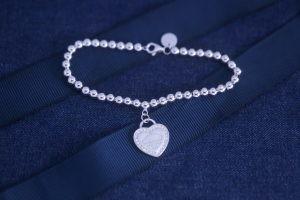 China ODM Infinity Bead Love Sterling Silver Bracelet Bangle For Girlfriend factory