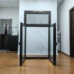 Waterproof Soundproof Aluminum Door Pivot Hinge Double Hinged Aluminium Doors