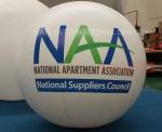2 Sides Logo Printing Party Inflatable Light Balloon Decorations For Promotion