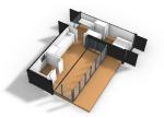 20HC Villa Economical Prefabricated Shipping Container Homes
