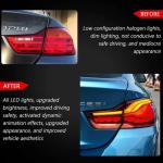 Taillight Assembly For BMW 4 Series M4 2013-2020 Dragon Scale Tail Light LED