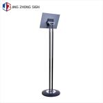 Base 280mm Poster Display Stand Double Pole Frame Angle Adjustable